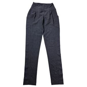 NWOT zenana S grey pocket pull on leggings grey stretch comfort casual active